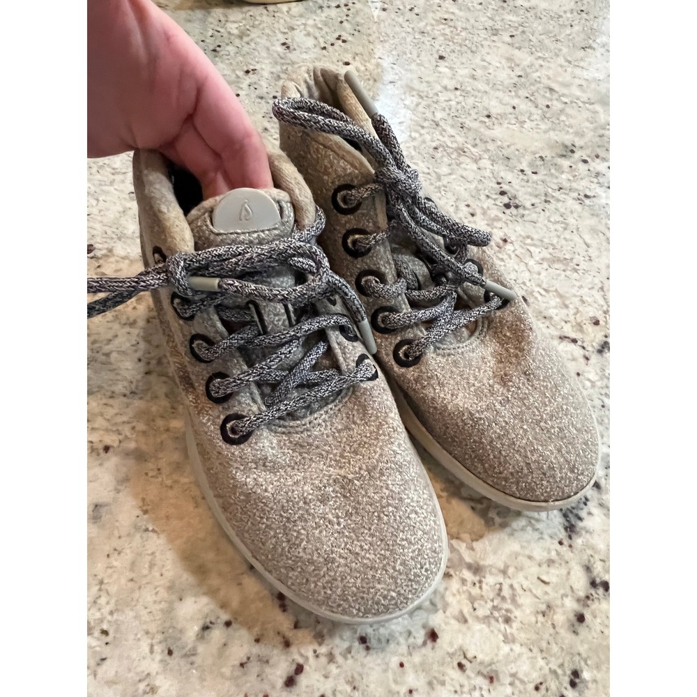 Allbirds Wool Runner Mizzle High Top Sneakers Beige‎ Oatmeal Women 7 WRU1W7
